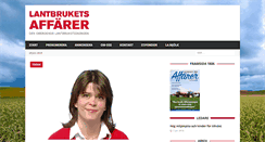 Desktop Screenshot of lantbruketsaffarer.se